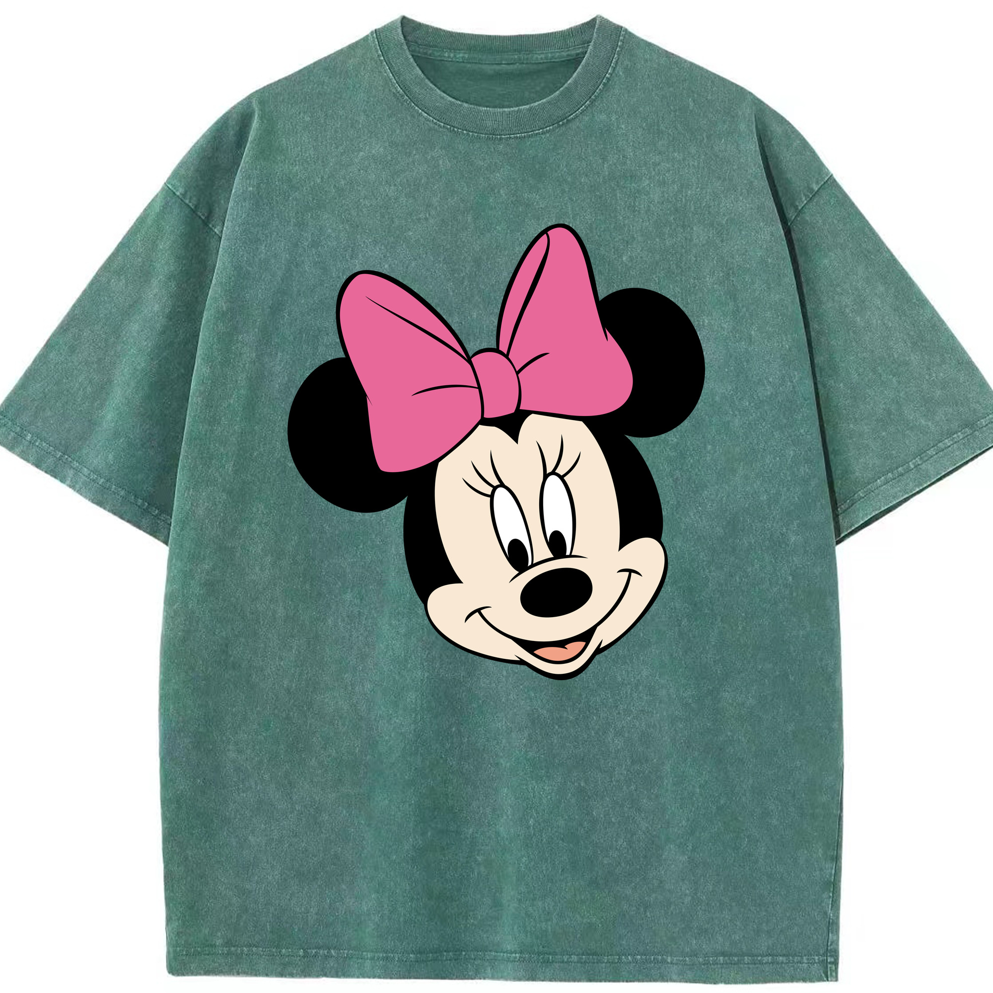 （画像用） ミッキーマウス Mickey Mouse 綿100% ヴィンテージ風 半袖Tシャツ（フロントプリント）